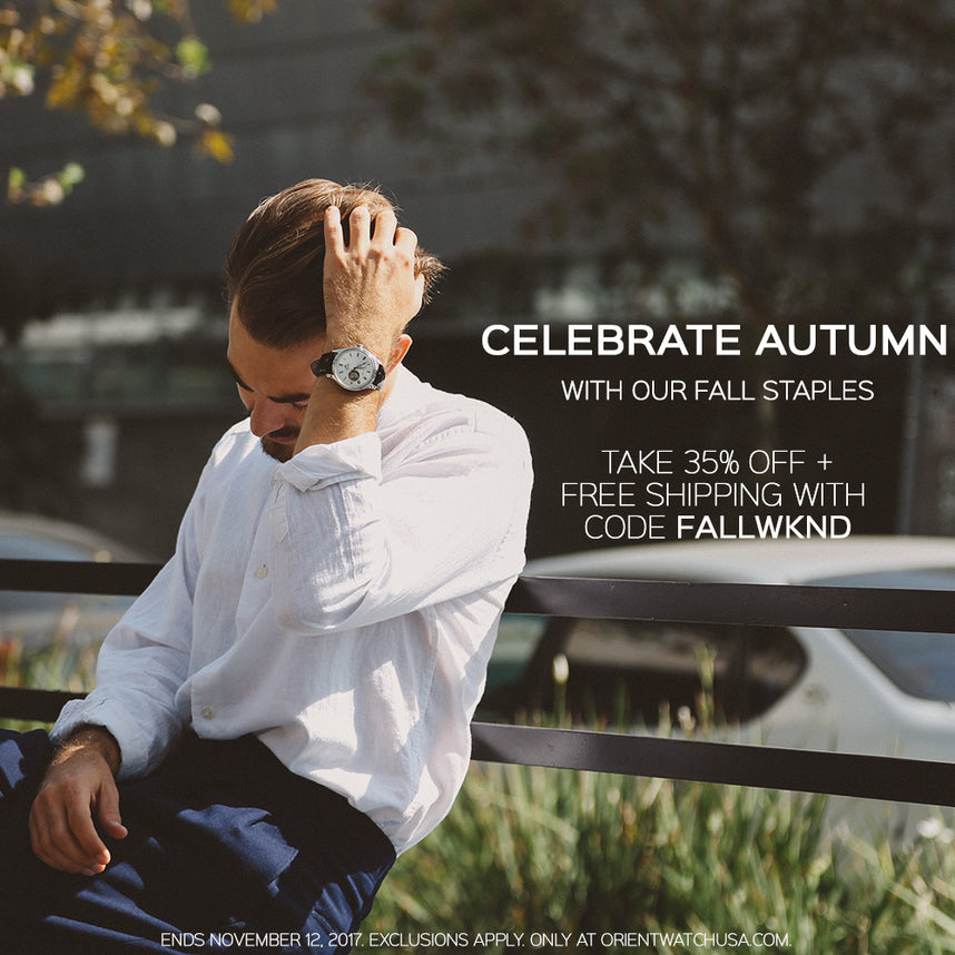 Celebrate Autumn with a Brand New Watch!