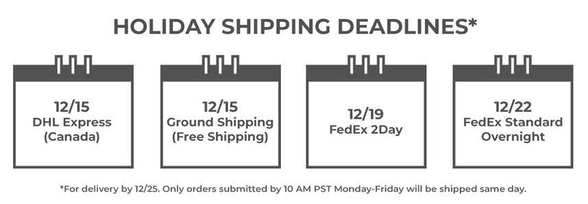 Holiday 2024 Shipping and Return Information