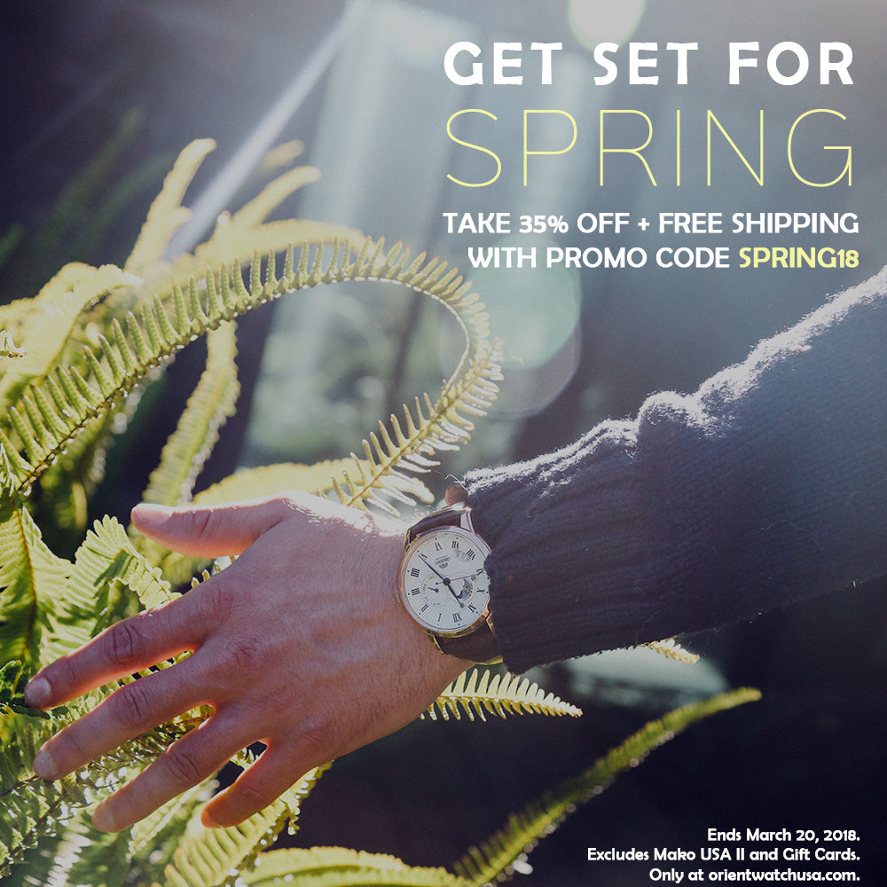 Step into Spring with a New Watch!