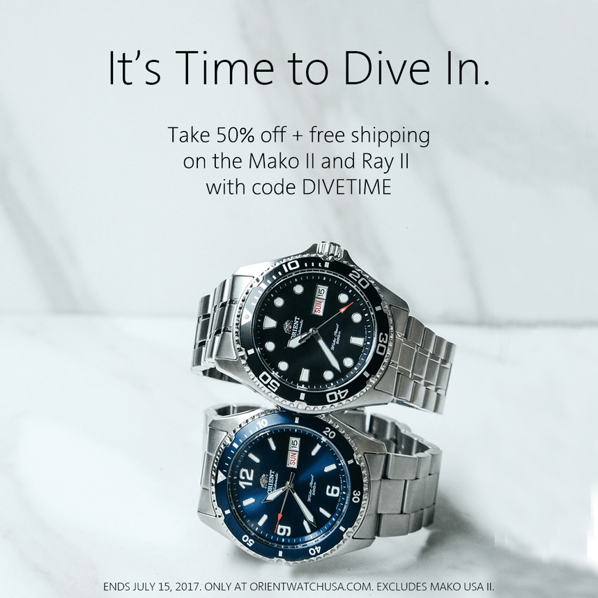 Grab a New Diver Watch During our Summer Sale! - Orient Watch USA