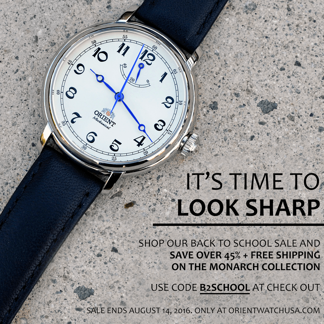 Look Fresh for Back to School! - Orient Watch USA