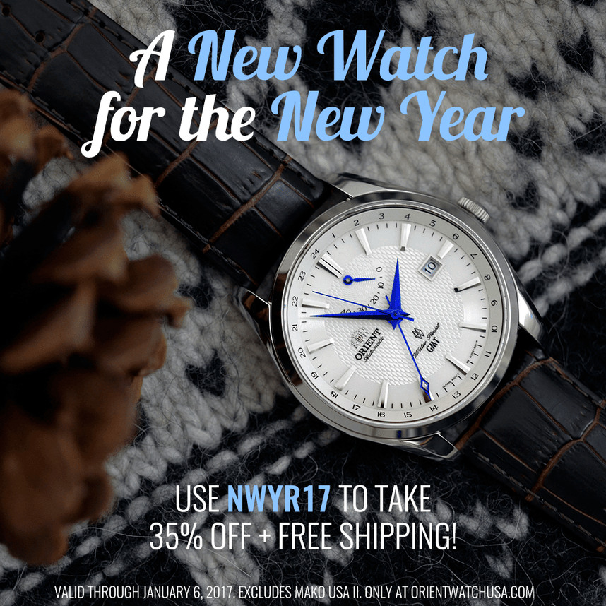 New Year, New Watch: Save 35% Off Now - Orient Watch USA