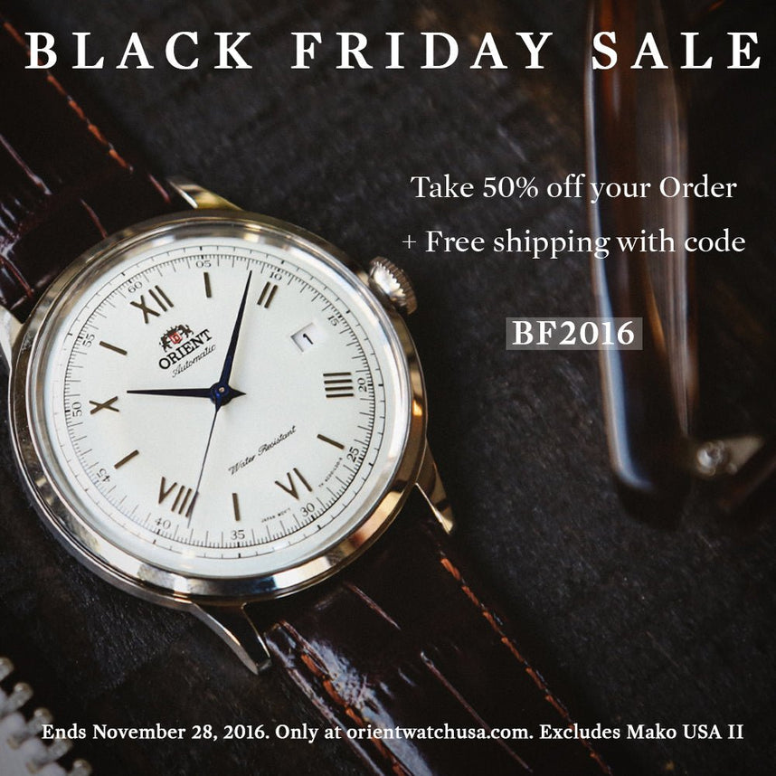 Save Big This Black Friday! - Orient Watch USA