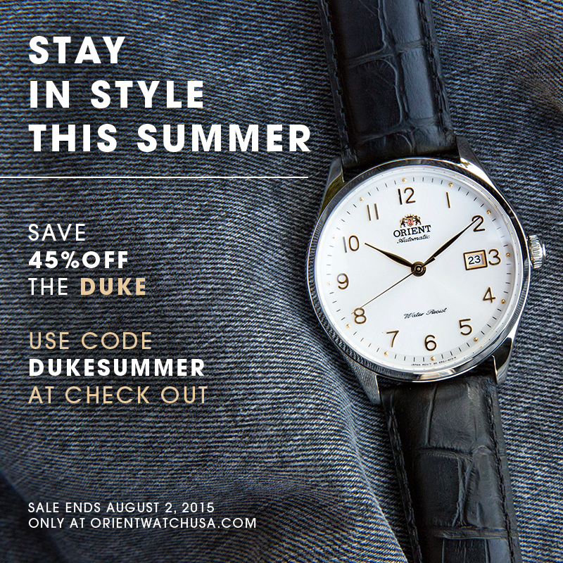 Shop Our Summer Sale! - Orient Watch USA