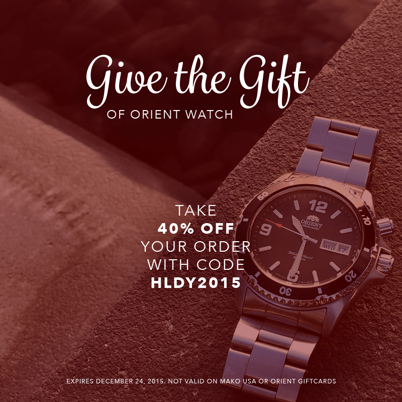 Spread the Holiday Cheer: Our Holiday Sale Starts Now! - Orient Watch USA