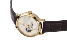 Orient Sun and Moon Open Heart RA-AS0010S10B classic watch sapphire gold champagne