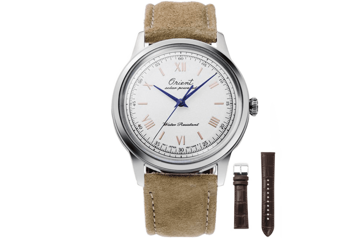 Orient 75th Anniversary Bambino Solar Quartz - Orient Watch USA