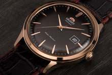 Orient Bambino Version 4 FAC08001T0 classic watch rose gold brown
