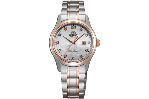 Orient FNR1Q001W0 classic ladies lady's watch silver mother of pearl