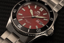 Orient Kanno RA-AA0915R19B sport dive watch 200m silver red