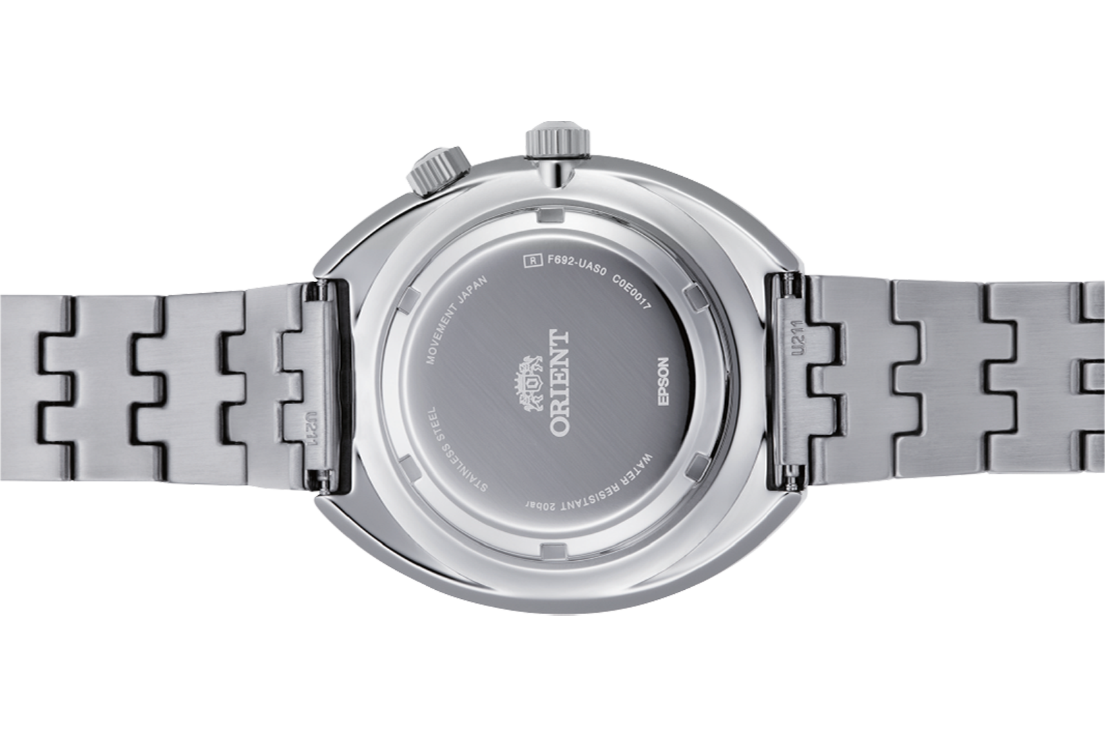 Orient World Map RA-AA0E03L19B sport travel watch silver blue