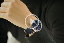 Orient Symphony III RA-AC0F06L10A classic watch silver blue