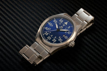 Orient Flight RA-AC0H01L10A sport pilot watch silver blue