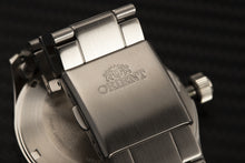Orient Flight RA-AC0H01L10A sport pilot watch silver blue