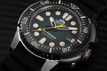Orient M-Force AC0L RA-AC0L04L00B sport dive watch ISO 200m sapphire silver blue