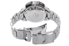 Orient M-Force AC0L RA-AC0L08Y00N sport dive watch ISO 200m sapphire silver orange