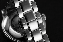 Orient Helios RA-AG0026E10A sport casual watch open heart silver green