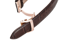 Orient Sun and Moon Version 3 RA-AK0009T10B classic watch sapphire rose gold brown