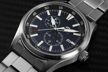 Orient Defender RA-AK0401L10A sport field watch silver blue