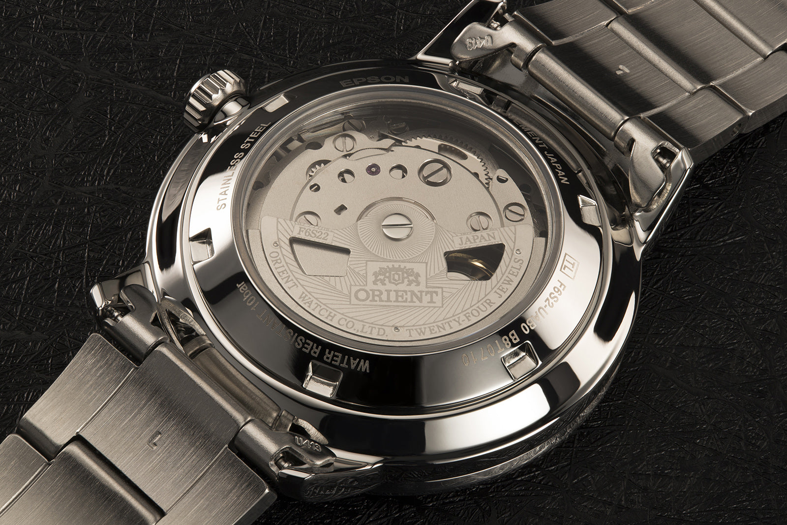 Orient RA-AR0101L10A modern watch small seconds silver blue