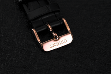 Orient RA-AR0103B10B modern watch small seconds rose gold black