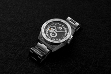 Orient Retro Future Camera RA-AR0201B10B sport watch open heart silver black
