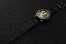 Orient Retro Future Camera RA-AR0202E10B sport watch open heart black green