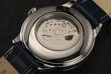 Orient Sun and Moon Open Heart RA-AS0103A10B classic watch sapphire silver mother of pearl blue