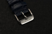 Orient Sun and Moon Open Heart RA-AS0103A10B classic watch sapphire silver mother of pearl blue