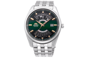 Orient Multi-Year Calendar RA-BA0002E10B sport watch silver green